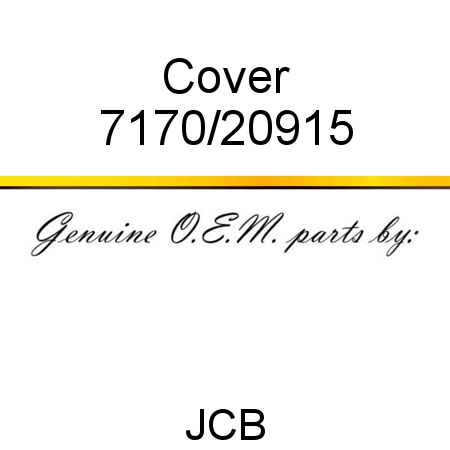 Cover 7170/20915