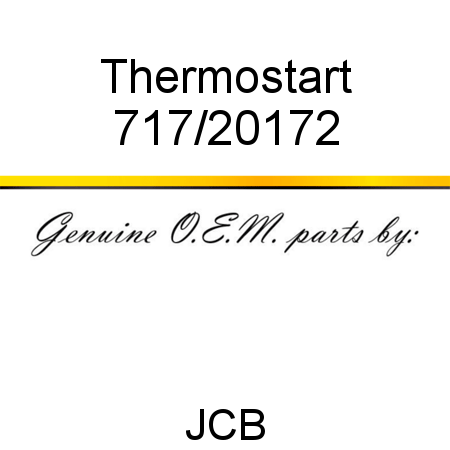 Thermostart 717/20172