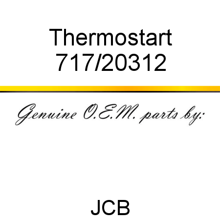 Thermostart 717/20312