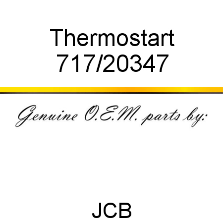 Thermostart 717/20347
