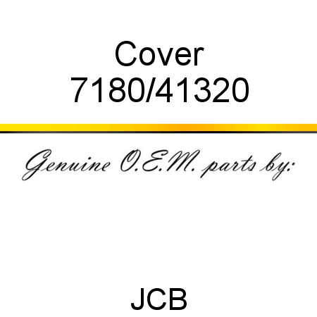 Cover 7180/41320