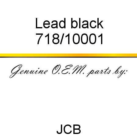 Lead, black 718/10001