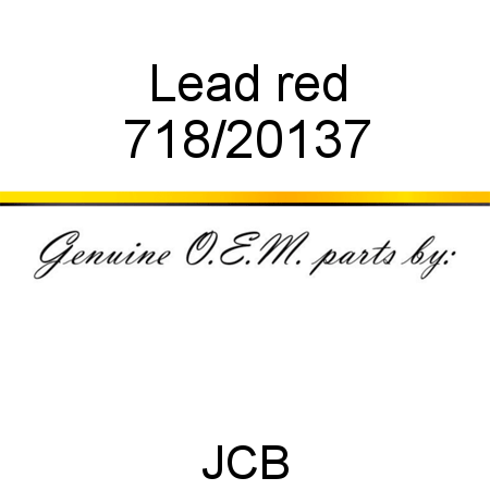 Lead, red 718/20137