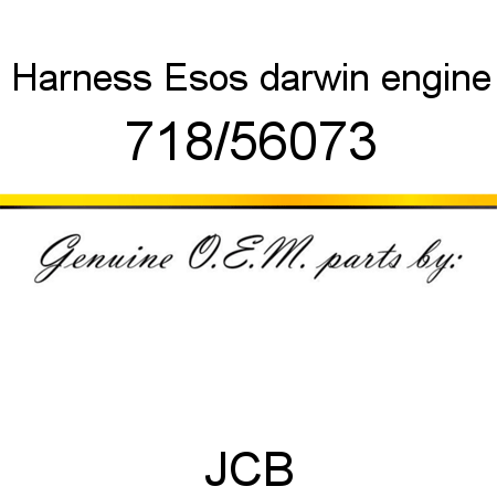 Harness, Esos, darwin engine 718/56073