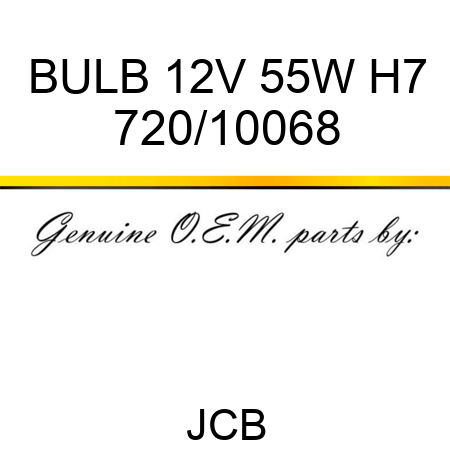 BULB 12V 55W H7 720/10068