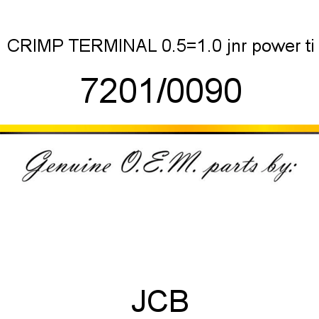 CRIMP TERMINAL, 0.5_1.0 jnr power ti 7201/0090