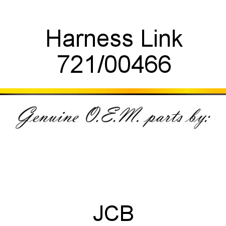 Harness, Link 721/00466