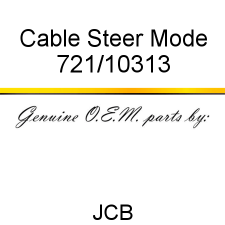 Cable, Steer Mode 721/10313