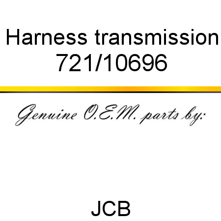 Harness, transmission 721/10696
