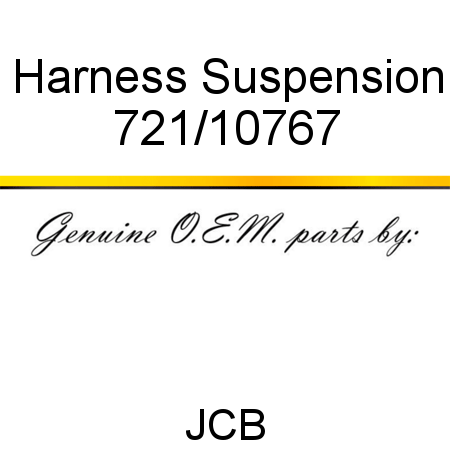 Harness, Suspension 721/10767