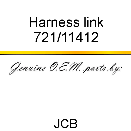 Harness, link 721/11412