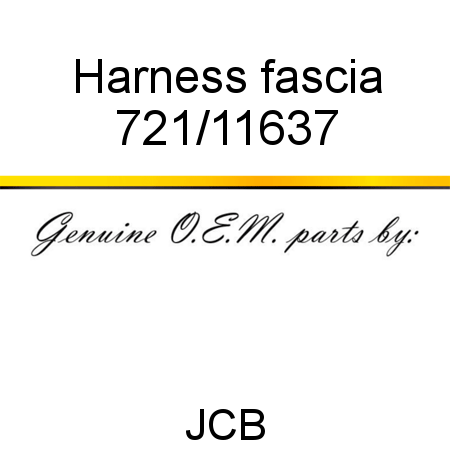 Harness, fascia 721/11637