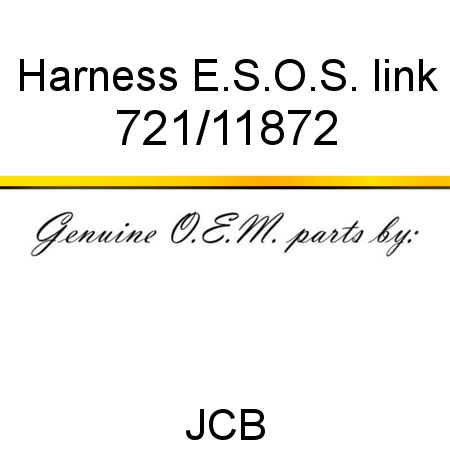 Harness, E.S.O.S. link 721/11872