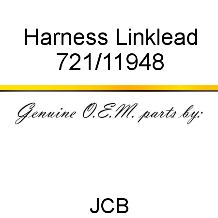 Harness, Linklead 721/11948