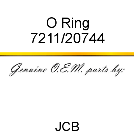 O Ring 7211/20744