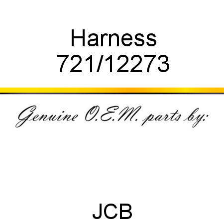 Harness 721/12273