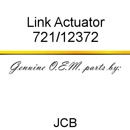Link, Actuator 721/12372