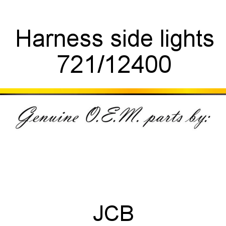 Harness, side lights 721/12400