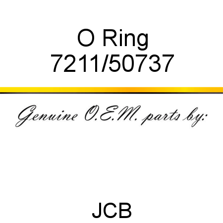 O Ring 7211/50737