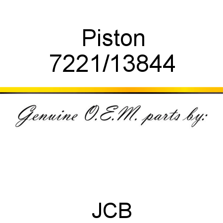 Piston 7221/13844