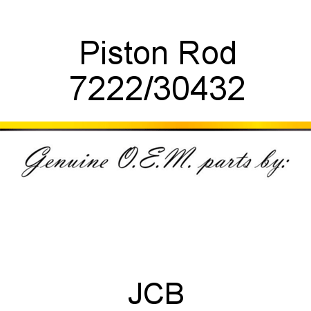 Piston Rod 7222/30432
