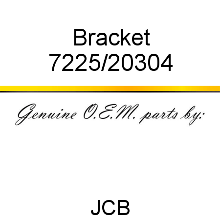 Bracket 7225/20304