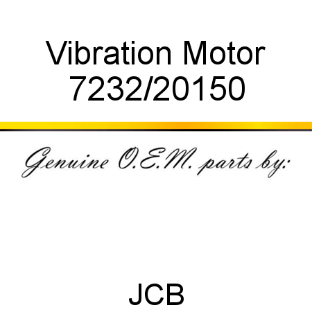 Vibration Motor 7232/20150