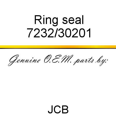 Ring, seal 7232/30201