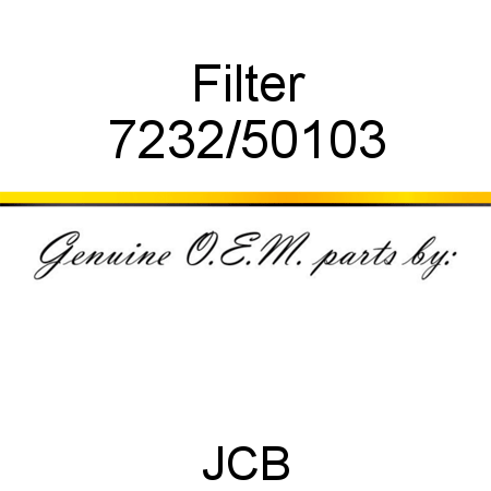 Filter 7232/50103