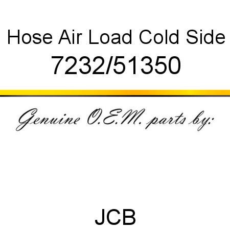 Hose, Air, Load Cold Side 7232/51350