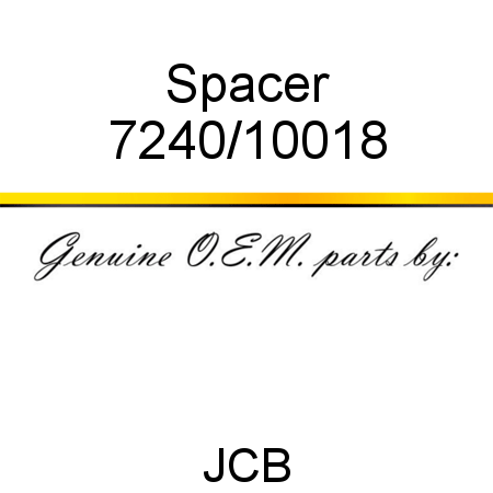 Spacer 7240/10018