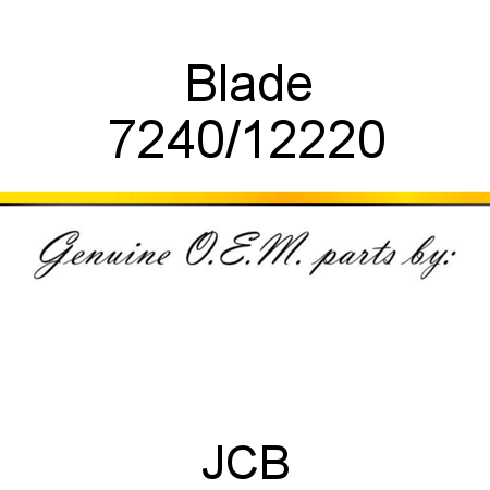 Blade 7240/12220