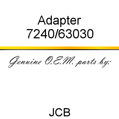 Adapter 7240/63030