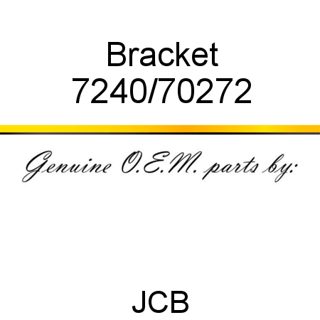 Bracket 7240/70272