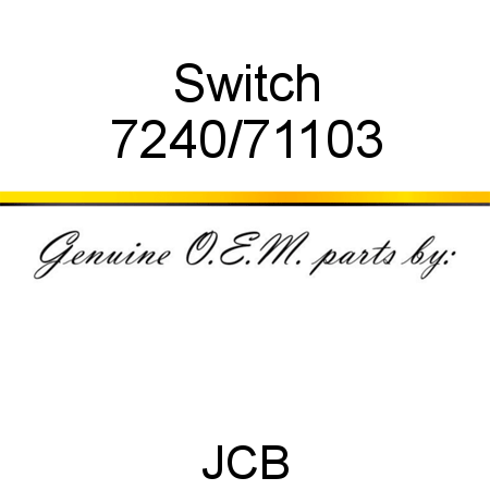 Switch 7240/71103