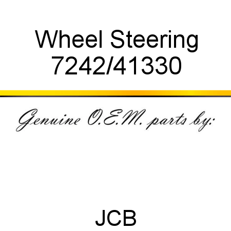 Wheel, Steering 7242/41330
