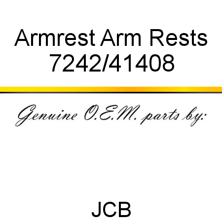 Armrest, Arm Rests 7242/41408