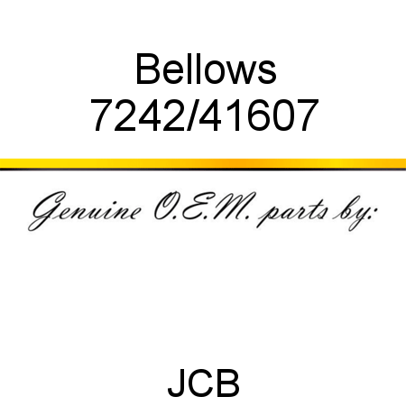 Bellows 7242/41607
