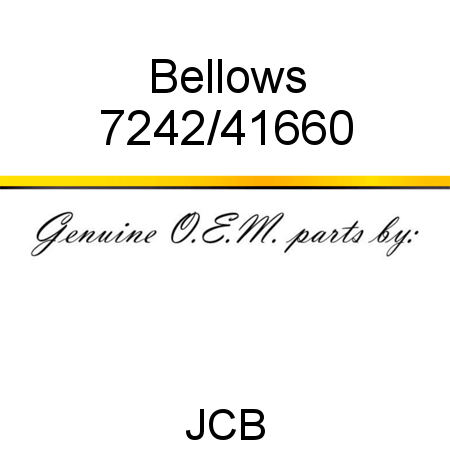Bellows 7242/41660