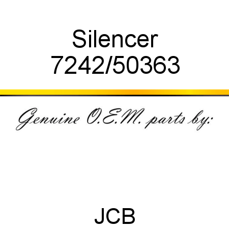 Silencer 7242/50363