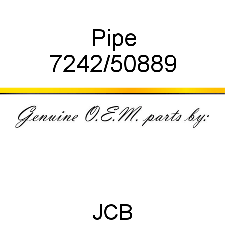 Pipe 7242/50889