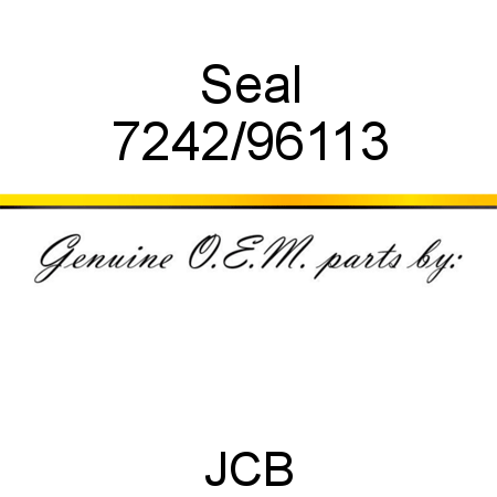 Seal 7242/96113