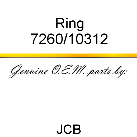 Ring 7260/10312