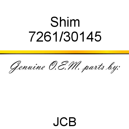 Shim 7261/30145