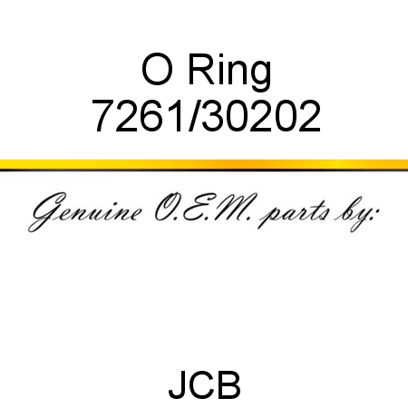 O Ring 7261/30202