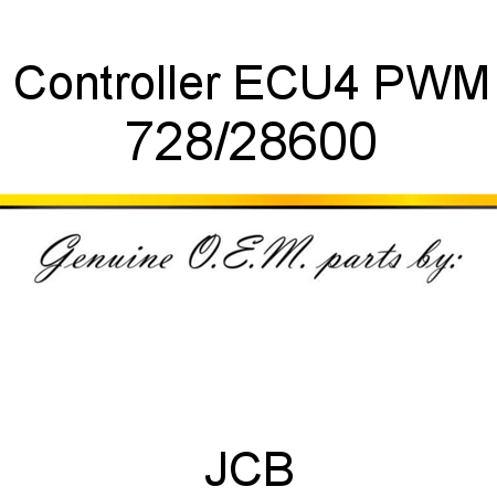 Controller, ECU4 PWM 728/28600