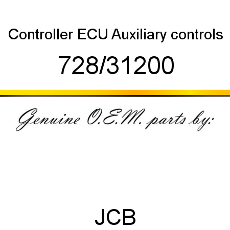 Controller, ECU, Auxiliary controls 728/31200