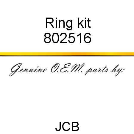 Ring, kit 802516