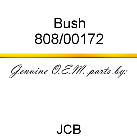 Bush 808/00172