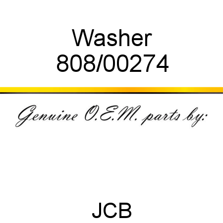 Washer 808/00274